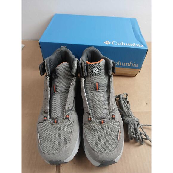 NWT Columbia Men’s Benson Mid Hiking Shoes Stratus/Desert Orange 9.5